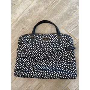 Kate Spade Daveney Wilson Road Musical Dots Laptop Bag Womens Nylon Work Bag